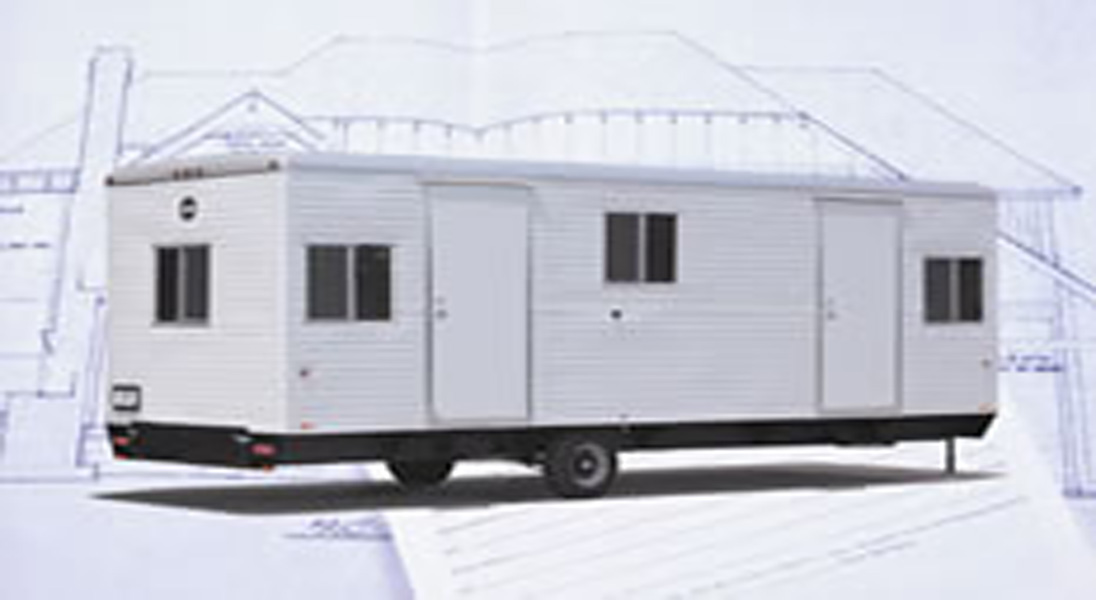 The Wells Cargo Field Office is like a permanent office, goes with you with any full size pick- up truck.