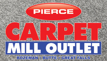 Pierce Carpet Mill Outlet Logo | Carpet Rolls & Remnants, Tile, Laminate, Vinyl, Wood