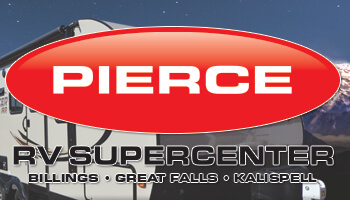 Pierce RV SUPERCENTER Logo | Pierce RV Supercenter is a premier dealer of new and used RVs as well as Parts and Services in Billings, Great Falls and Kalispell, Montana